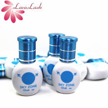 10 bottles Korea Sky Zone Glue Eyelash Extensions New Brand Fast Dry Glue 10g Low irritation False lash glue lashes Makeup Tools 2024 - buy cheap