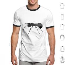 Formiga t camisa diy algodão tamanho grande S-6xl formiga inseto entomologia fauna símbolo totem trabalho determinação comunidade social 2024 - compre barato