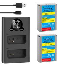 2200mAh BLN-1 PS BLN1 PS-BLN1 Battery + Smart Dual LED USB Charger for Olympus OM-D E-M1 E-M5 Mark II PEN-F E-P5 EM1 EM5 PE 2024 - buy cheap