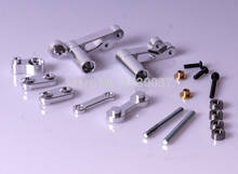 CNC alloy steering components set for 1/5 hpi rovan km baja rc car parts 2024 - buy cheap