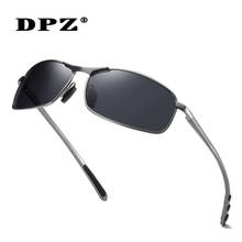 DPZ-gafas de sol de aluminio y magnesio para hombre, lentes polarizadas con recubrimiento de 2020, uv400, accesorios para conducir 2024 - compra barato