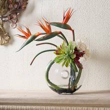 Artificial Flower Bird Of Paradise Fake Plant Silk Strelitzia Reginae Desktop Decor for Home Garden Balcony Decor Plants Flower 2024 - buy cheap