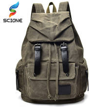 Vintage Canvas Backpack Camping Hiking Travel Students Casual Bags Hunting Climbing Rucksack Utility Trip Outdoor Pack  XA265Y 2024 - buy cheap