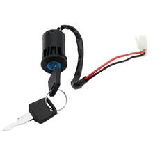 2 Wires Black IGNITION SWITCH KEY for POCKET DIRT BIKE ATV SCOOTER U KS51 2024 - buy cheap