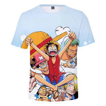 Camiseta de One Piece para hombre y mujer, prenda de vestir, de alta calidad, de Anime japonés, en 3D, De La peripera 2024 - compra barato