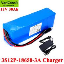 VariCore-batería de litio de 12V, 30Ah, 18650, 11,1 v, 12,6 v, 30000mah, para lámpara de Minero, bicicleta eléctrica de 800W + cargador 3A 2024 - compra barato