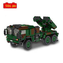 Military Series WWII Rocket Launcher Armored Vehicle Weapon Accessories DIY Model Building Blocks Bricks Toys Gifts 2024 - buy cheap