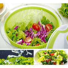 Vegetables Fruits Dryer Salad Spinner Large Capacity 5L Manual Salad  Vegetable Dehydrator Useful Kitchen Tools 2024 - buy cheap