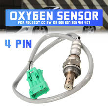 Sensor de oxigênio lambda de 4 pinos, para peugeot cc sw 106 206 207 306 406 407 96368765 2024 - compre barato