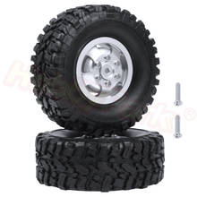 2PCS RC Wheels and Tires for 1/16 WPL Ural RC Military Truck Car Spare Parts C14 C24 B14 B24 B16 B36 2024 - buy cheap