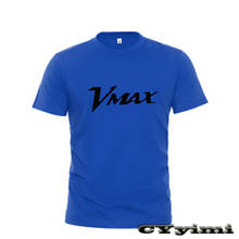 For Yamaha V-MAX  T Shirt Men New LOGO T-shirt 100% Cotton Summer Short Sleeve Round Neck Tees Male 2024 - buy cheap