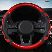 KAHOOL кожаный чехол рулевого колеса автомобиля для Mitsubishi ASX Outlander Pajero L200 Mirage Тритон Attrage 2024 - купить недорого