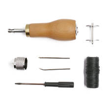 Leather Sewing Awl Thread Kit Sail Canvas Heavy Repair Professional Speedy Leather Craft Stitching Shoemaker Canvas Repair Tool 2024 - buy cheap