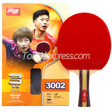 Raqueta de tenis de mesa DHS 3 Star (3002, 3006) con goma (PF4-1) Original DHS 3-STAR Ping Pong Bat 2024 - compra barato
