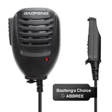 Baofeng microfone portátil para rádio de comunicação, à prova d'água, para walkie talkie com empunhadura 2024 - compre barato