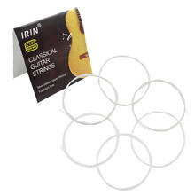 High Quality IRIN 6Pcs/Set Classical Guitar Strings Nylon Silver-Plated Copper Wound Classical Guitar Strings(.028-.043) 2024 - buy cheap