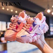 ULKNN-Zapatillas deportivas para niña, zapatos deportivos para niño, suela de goma antideslizante resistente a los golpes, calzado informal para estudiante, planos, para primavera y otoño 2024 - compra barato