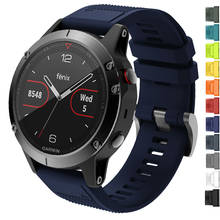 Correa de silicona para reloj Garmin Fenix 5, 5plus, 6, 6 plus, Forerunner 935, 945 2024 - compra barato