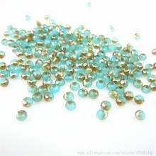 Ischuaka cor dourada e sólida, 1700 peças, contas de vidro de cristal rondelle austríaco com 2mm, espaçador solto, contas redondas para fabricação de joias 2024 - compre barato
