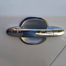 Chrome Car Door Handle Cover Door Bowl Sticker Moulding Trim for Hyundai Santafe SANTA FE 2006 2007 2008 2009 2010 2011 2012 2024 - buy cheap