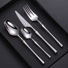 18/10 Stainless Steel Silverware Set Luxury Flatware Cutlery Set Mirror Polished Dinner Knife Fork Spoon Kit Dishwasher Safe 2024 - buy cheap