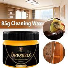 Solución de cera de abejas para limpieza del hogar, muebles de madera limpia, gabinetes, esmaltes de brillo Natural, 85g 2024 - compra barato