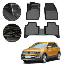 Alfombrillas impermeables antideslizantes para coche, accesorio de protección para el pie, para Volkswagen t-cross 2019 2020 TPE, goma, para todo tipo de clima 2024 - compra barato