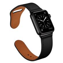 Leather strap For apple watch band 44mm/40mm 42mm/38mm pulseira watchband iwatch band  bracelet apple watch series 5 4 3 2 44 mm 2024 - buy cheap