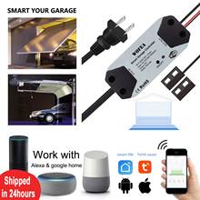 Wofea WiFi Switch Smart Garage Door Opener Controller Work With Alexa Echo Google Home SmartLife/Tuya APP Control No Hub Require 2024 - buy cheap