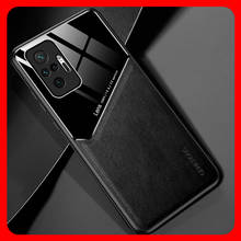 Luxury Leather Texture Case for Xiaomi Redmi Note 10 9 8 Pro Max 9s Note10 K40 Mi 11 Ultra Lite 10t Magnetic Car Holder Cover 2024 - buy cheap