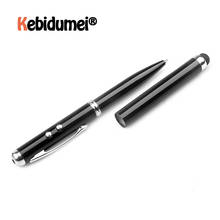 Portable Colorful Durable 4 In 1 Laser Pointer LED Torch Touch Screen Stylus Ball Pen For IPhone Tablets Touch Pens For IPod 2024 - купить недорого