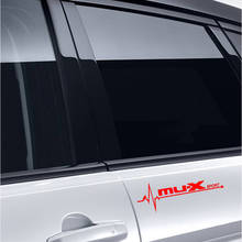 2 Pcs Car Stickers Side Window Trim Decals For Isuzu Mux 2024 - buy cheap