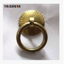 30mm Chinese Antique Furniture Medicine Cabinet Drawer Handle Copper Handles Classic Ring Diameter 3CM 2024 - buy cheap