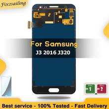 Супер ЖК-дисплей для Samsung Galaxy J3 2016 J320 J320F J320H J320M J320FN ЖК-сенсорный экран ЖК-дигитайзер сборка Замена протестирована 2024 - купить недорого