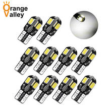 10Pcs Best Price T10 Canbus Error Free 194 168 W5W 8 LED 5730 SMD White Car Auto Side Wedge Parking Lights Lamp Bulb DC12V 2024 - buy cheap