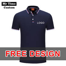 2021 Fashion Cheap Polo Shirt Design Logo Company Collective Custom Embroidery Men's Women's Short Sleeve Top 2024 - buy cheap