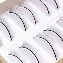 10 Pairs of Manual Artificial Fiber False Eyelashes Natural Eyelashes Extension Eye Makeup Tools Manual 2024 - buy cheap