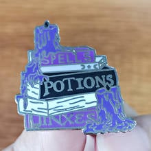 Wizardry spellbook Enamel Pin magic practical guide Badge witchcraft school material accessory adults kids fans gift 2024 - buy cheap