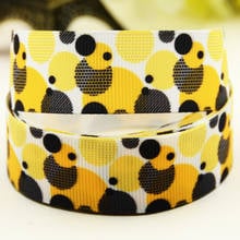 22mm 25mm 38mm 75mm Dots Cartoon printed Grosgrain Ribbon party decoration 10 Yards X-03343 2024 - buy cheap