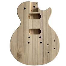 Novo inacabado handcrafted corpo da guitarra candlenut madeira guitarra elétrica corpo barril peças de reposição 2024 - compre barato