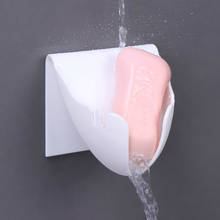Caja de jabón de plástico autoadhesiva de pared, recipiente de almacenamiento de jabón para baño, esponja de ducha para el hogar, soporte de jabón #45 2024 - compra barato