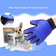 Soft Silicone Dog Pet brush Glove Grooming Brush Pet Grooming Glove Cat Bath Cat cleaning Supplies Pet Glove Dog Animal Combs 2024 - buy cheap