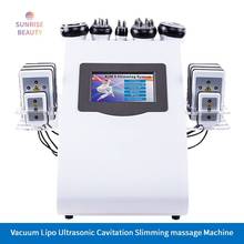 portable  6 in 1 Vacuum Laser Radio 40K Cavi Lipo Slimming Ultrasonic Liposuction Cavitation Machine 2024 - buy cheap