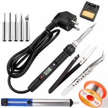 80W Electric soldering iron temperature adjustable 220V 110V Welding Solder iron rework station soldering iron accessories 2024 - buy cheap