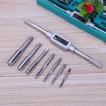 8Pcs Metal Screw Tap Holder Thread Metric Plug Taps Set M3-M12 with Tap Wrench for Metal Processing Wrench Tapping Reamer Tools 2024 - buy cheap