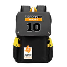 Haikyuu Karasuno High School Large Bookbag VBC School  Bags Oxford Laptop Backpack Women Travel Bagpack Gilrs Anime Rucksack 2024 - buy cheap