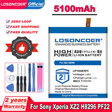 LOSONCOER 5100mAh LIP1655ERPC Battery For Sony Xperia XZ2 H8296 PF22 SO-03K SOV37 702SO H8216 Mobile Phone Battery 2024 - buy cheap