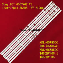 1set=16PCS LED Backlight Array Sony 65" 650TV02 V3 8LAMPS  for TV KDL-65W855C   KDL-65W857C KDL-65W859C 2024 - buy cheap