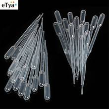 New 100PCS 3ML Plastic Test Tubes Liquid Drop Eye Dropper Pasteur Transfer Pipette for Perfume Scent Essential Oil Sample 2024 - buy cheap