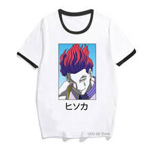 Camiseta con estampado de dibujos animados para mujer, remera divertida de Hunter X Hunter Hisoka Morow HxH, ropa de calle Harajuku ulzzang 2024 - compra barato